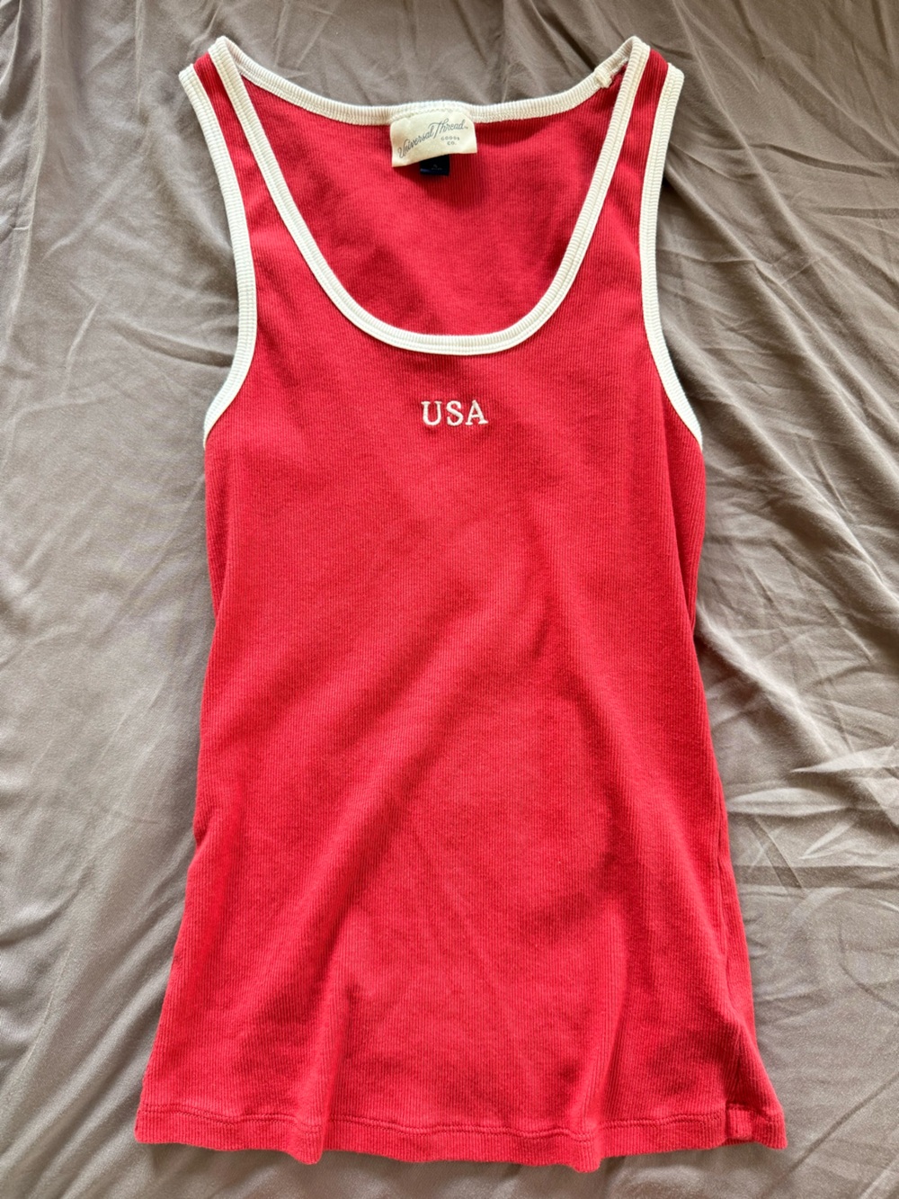USA red tank top